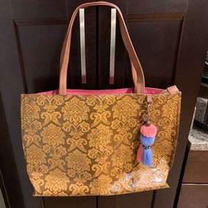 The Sak Tobacco Leather Tote